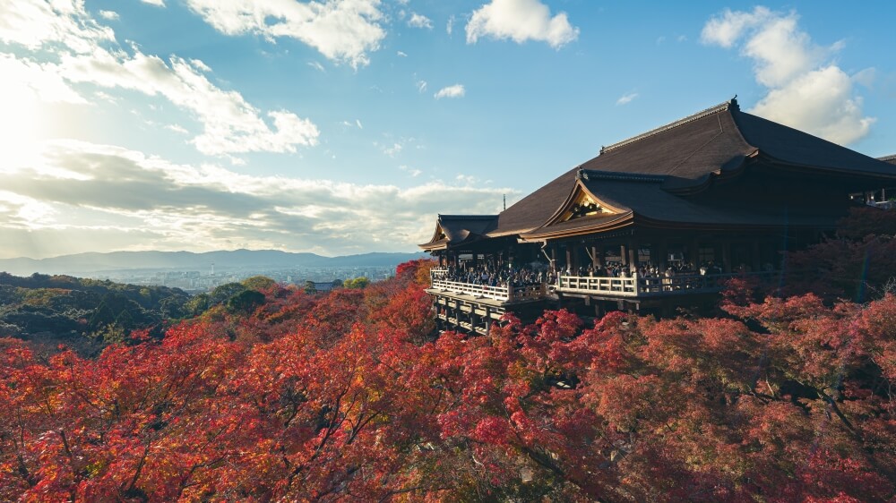 View of kiyomizu temple