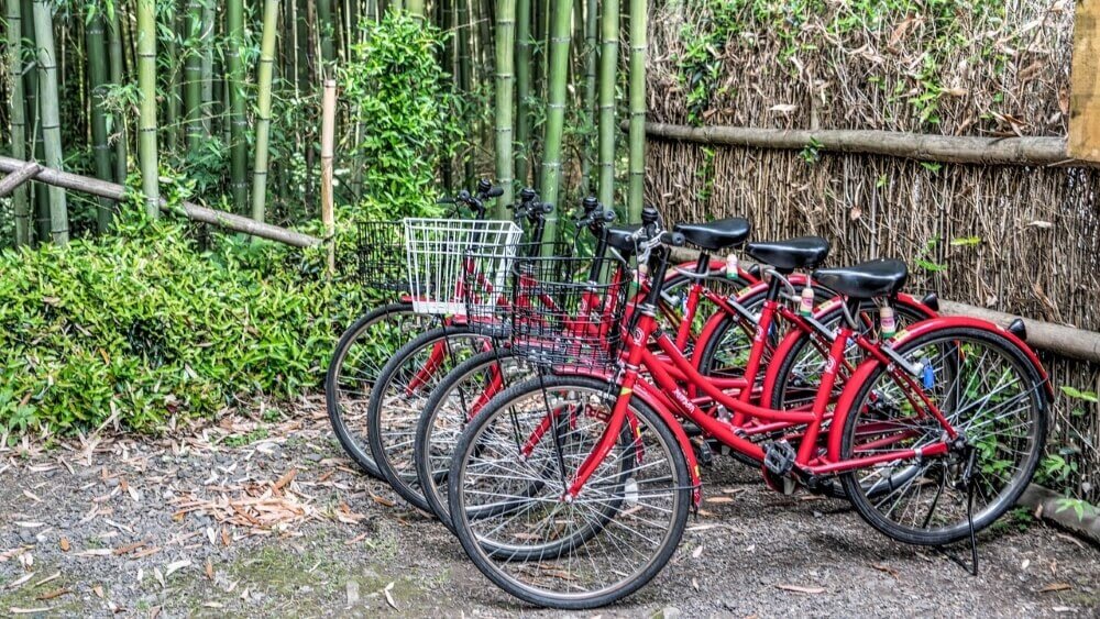 Rental bike in kyoto