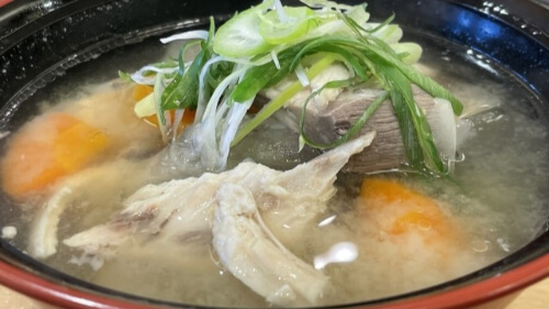 miso soup with fish