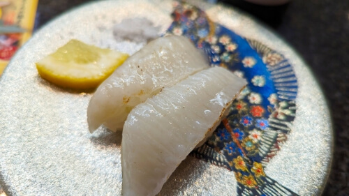 flounder Fin sushi