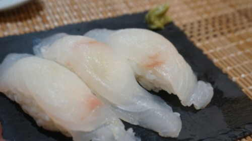 flounder sushi