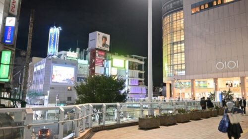 Kitasenju at night