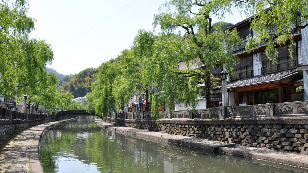 kinosaki onsen view in hyogo