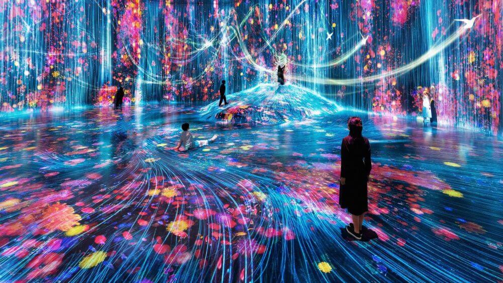 digital art exhibition by teamlab