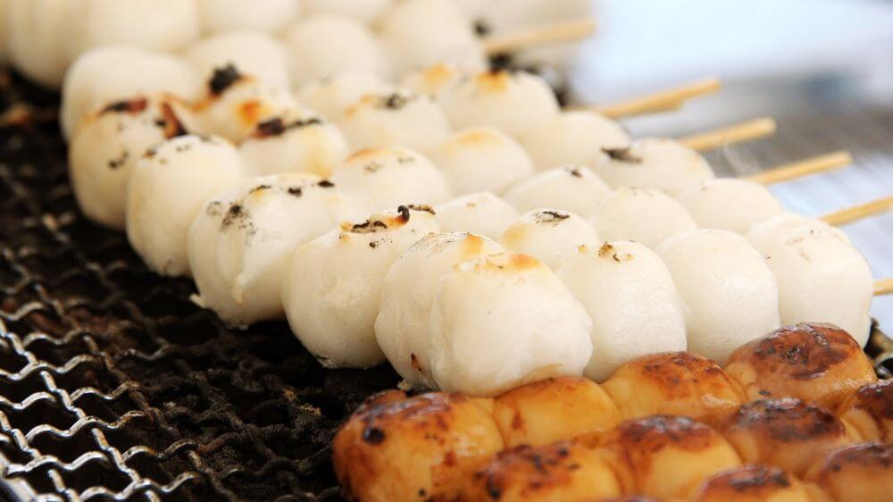 dango are grilled