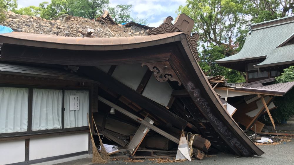 house collapsed