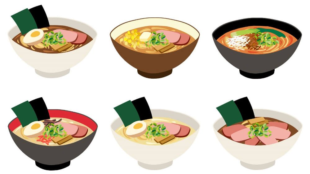 many type of ramen