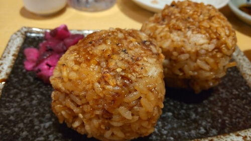 yaki onigiri, japanese food