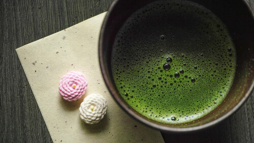 matcha and sweet