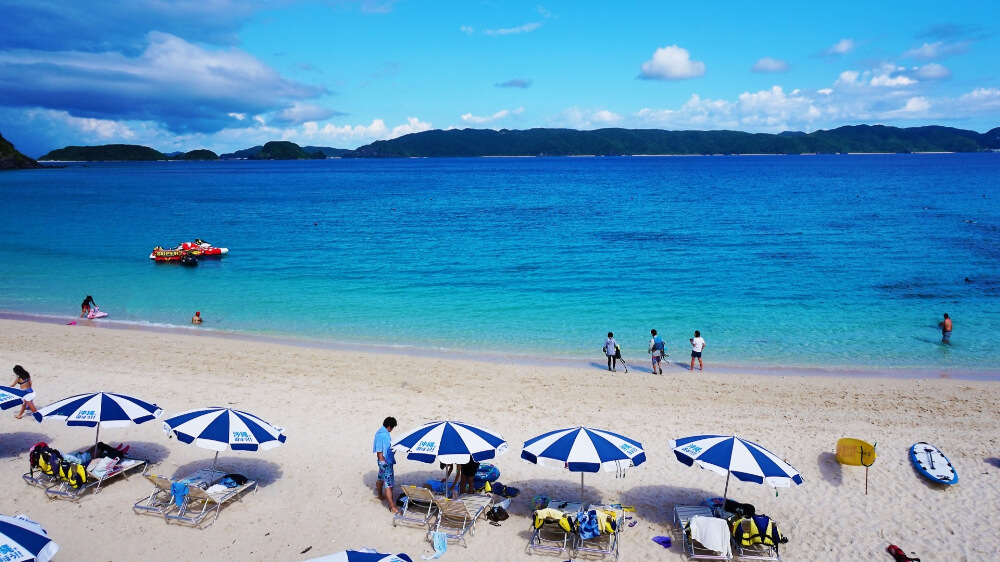 furuzamami beach at zamami, kerama